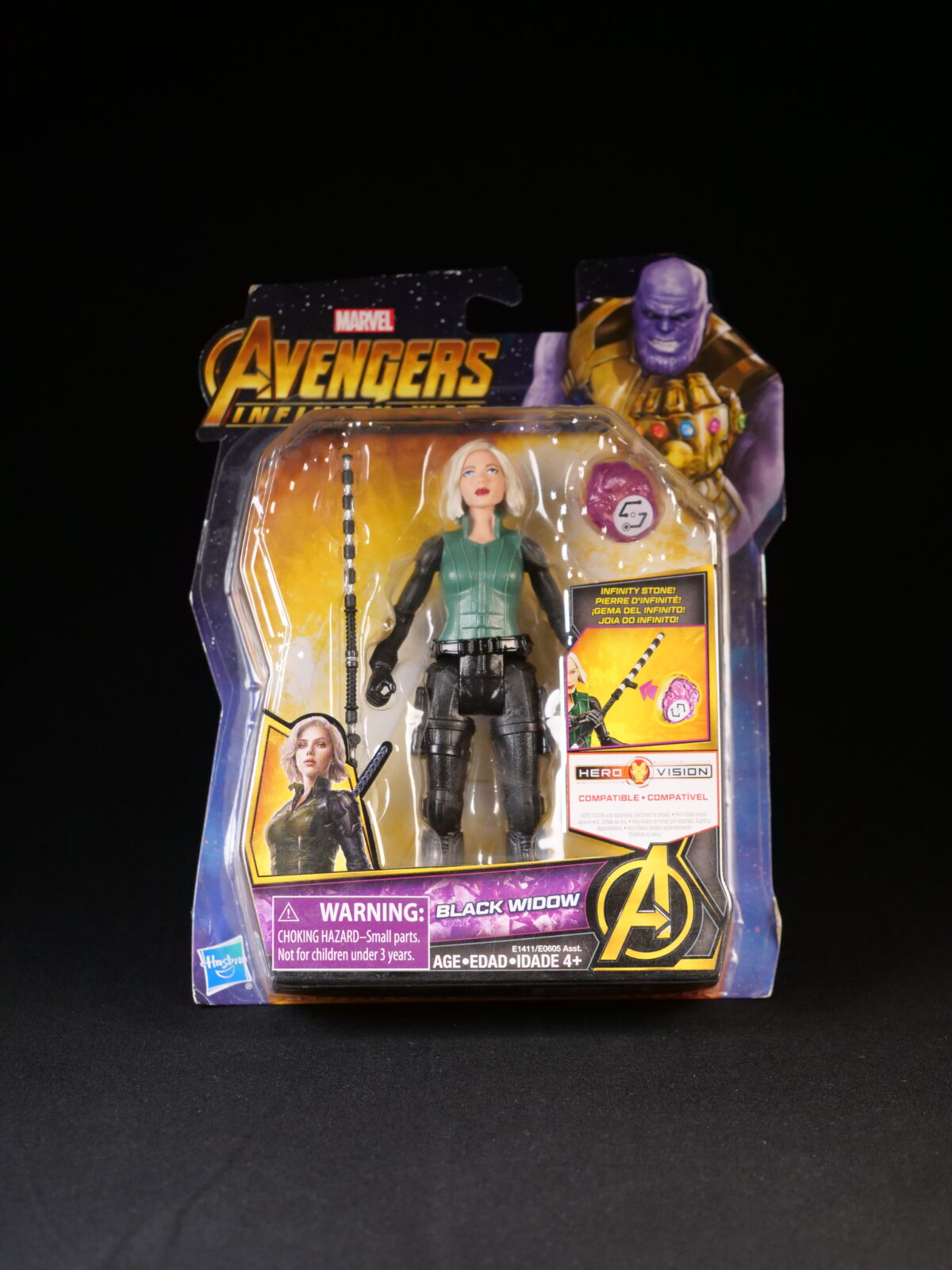 Marvel Avengers Infinity War Hero Vision – Black Widow Action Figure (Hasbro)