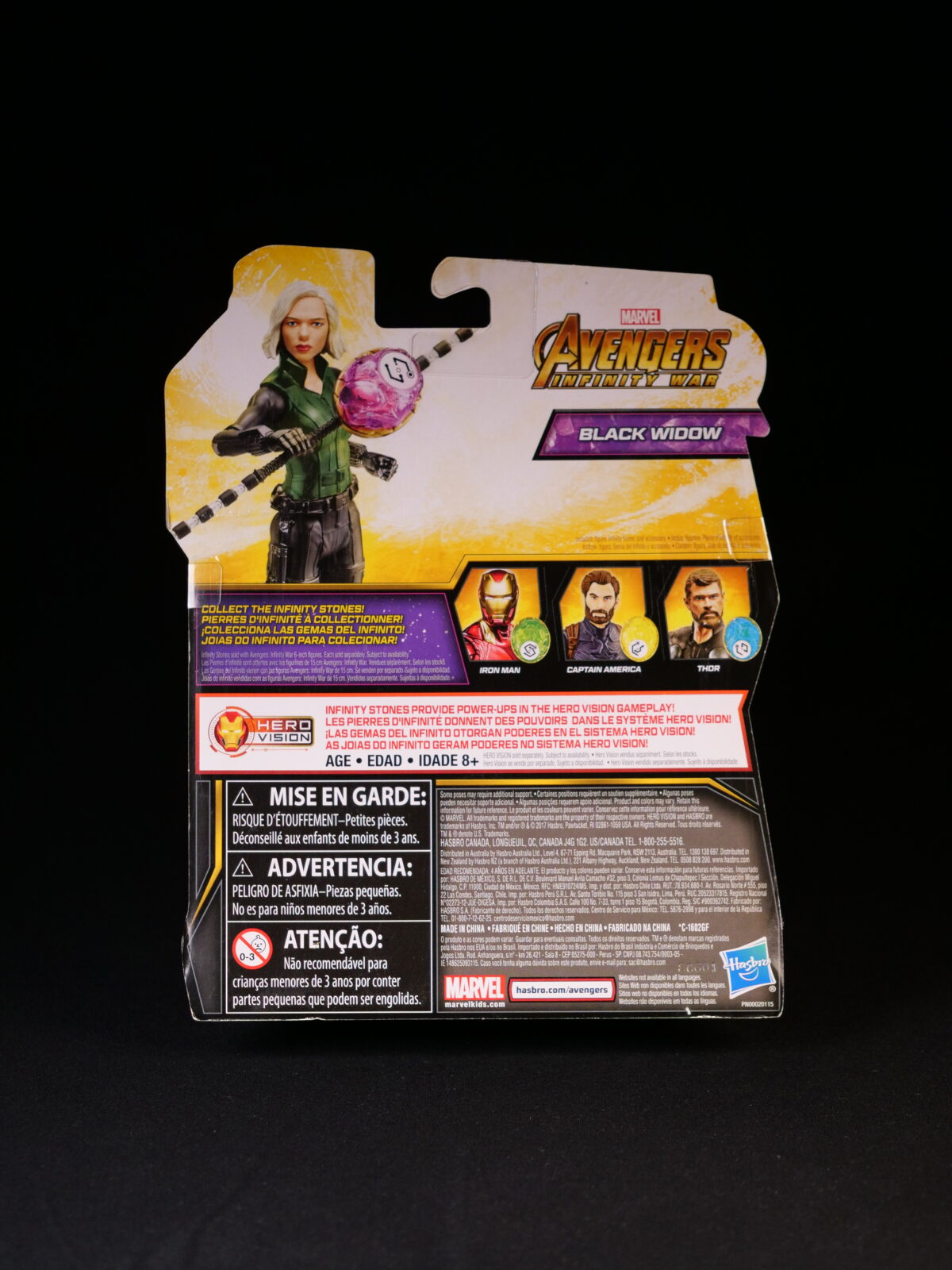 Marvel Avengers Infinity War Hero Vision – Black Widow Action Figure (Hasbro) - Image 2