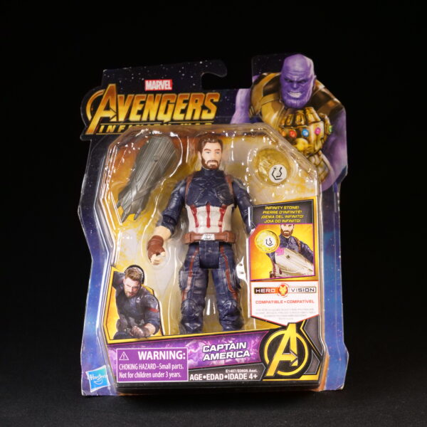Marvel Avengers Infinity War Hero Vision – Captain America Action Figure (Hasbro)