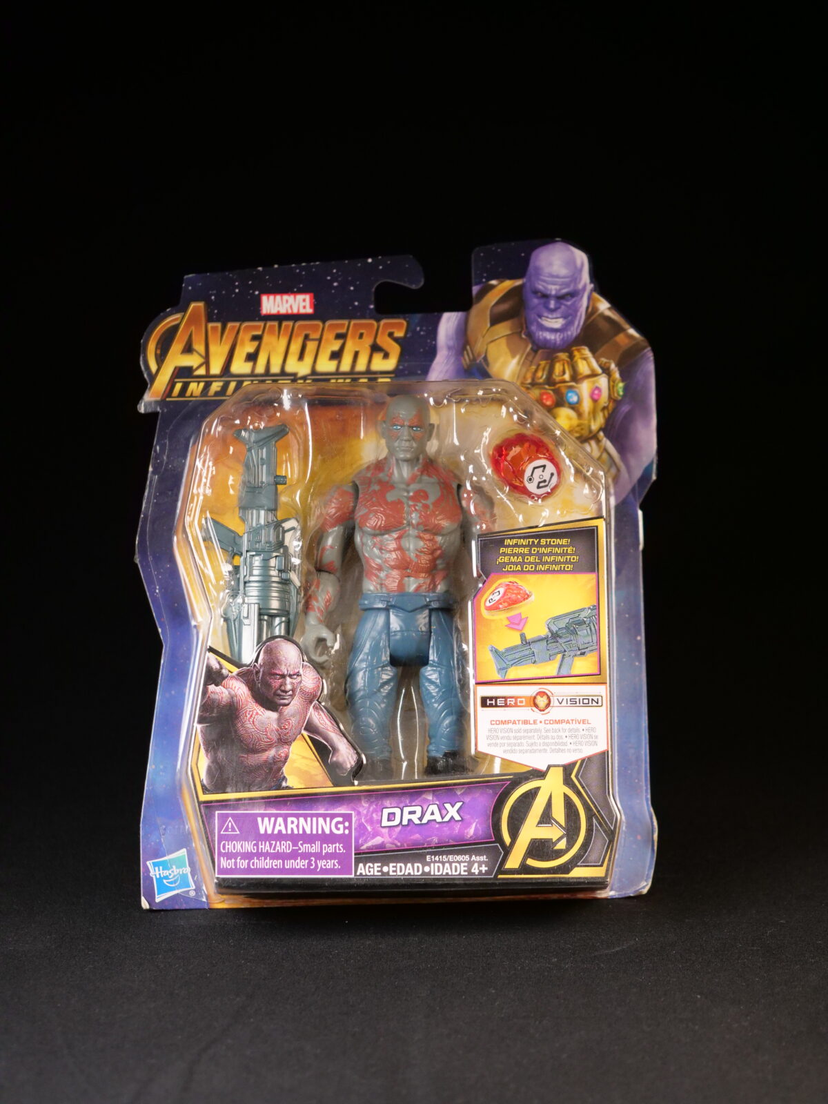 Marvel Avengers Infinity War Hero Vision – Drax Action Figure (Hasbro)
