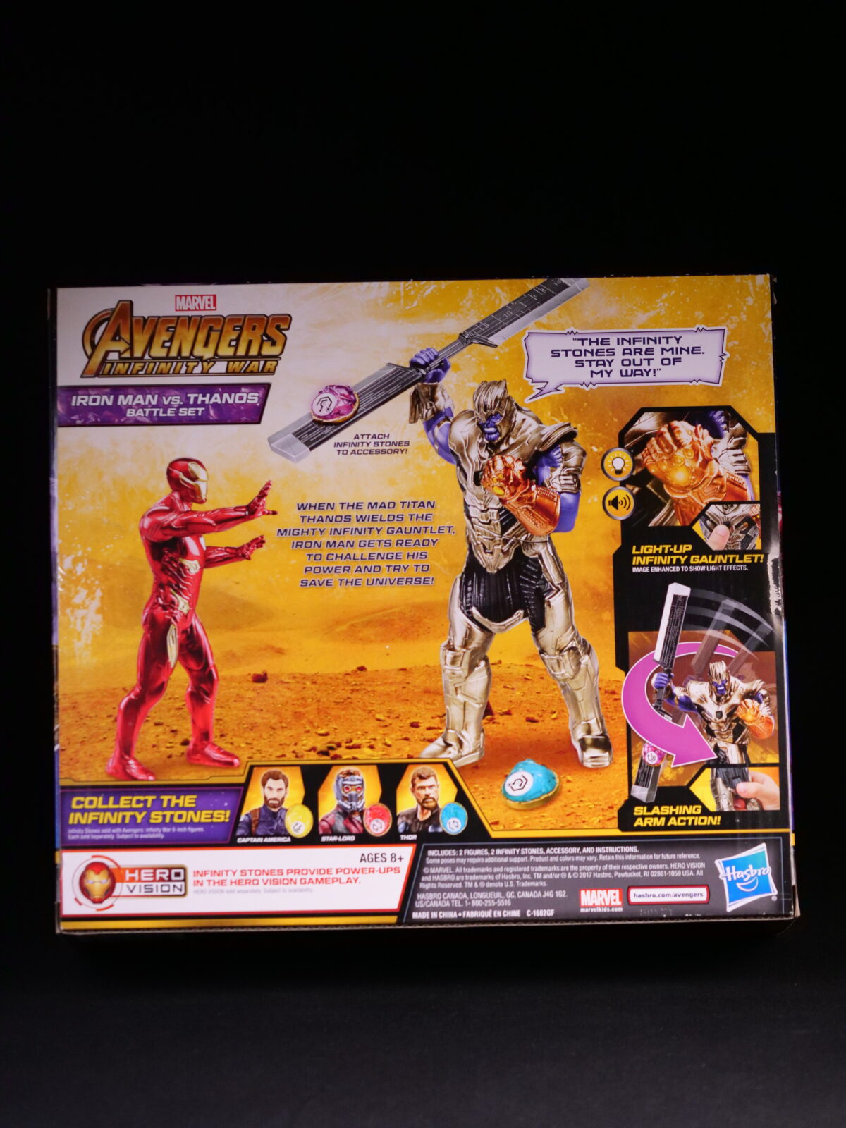 Marvel Avengers Infinity War – Iron Man vs. Thanos Battle Set (Hero Vision Compatible) - Image 2