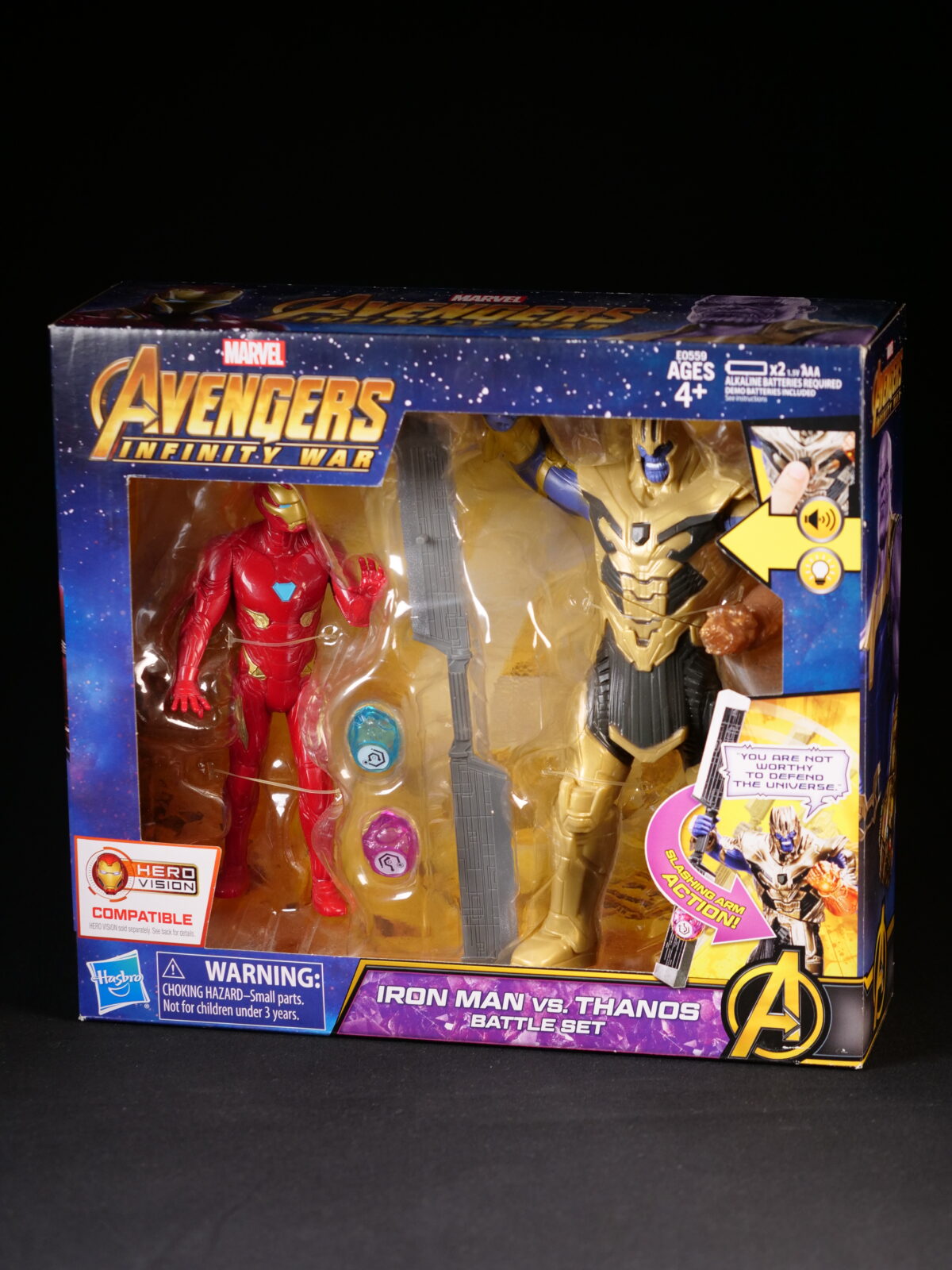 Marvel Avengers Infinity War – Iron Man vs. Thanos Battle Set (Hero Vision Compatible) - Image 3