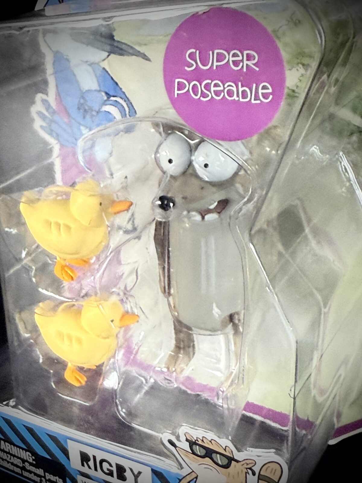 Regular Show – Rigby with Baby Ducks Action Figure - Image 3