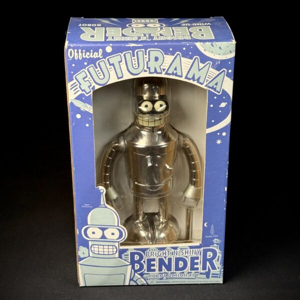 Bright ‘n Shiny Bender – Wind-Up Robot Action Toy