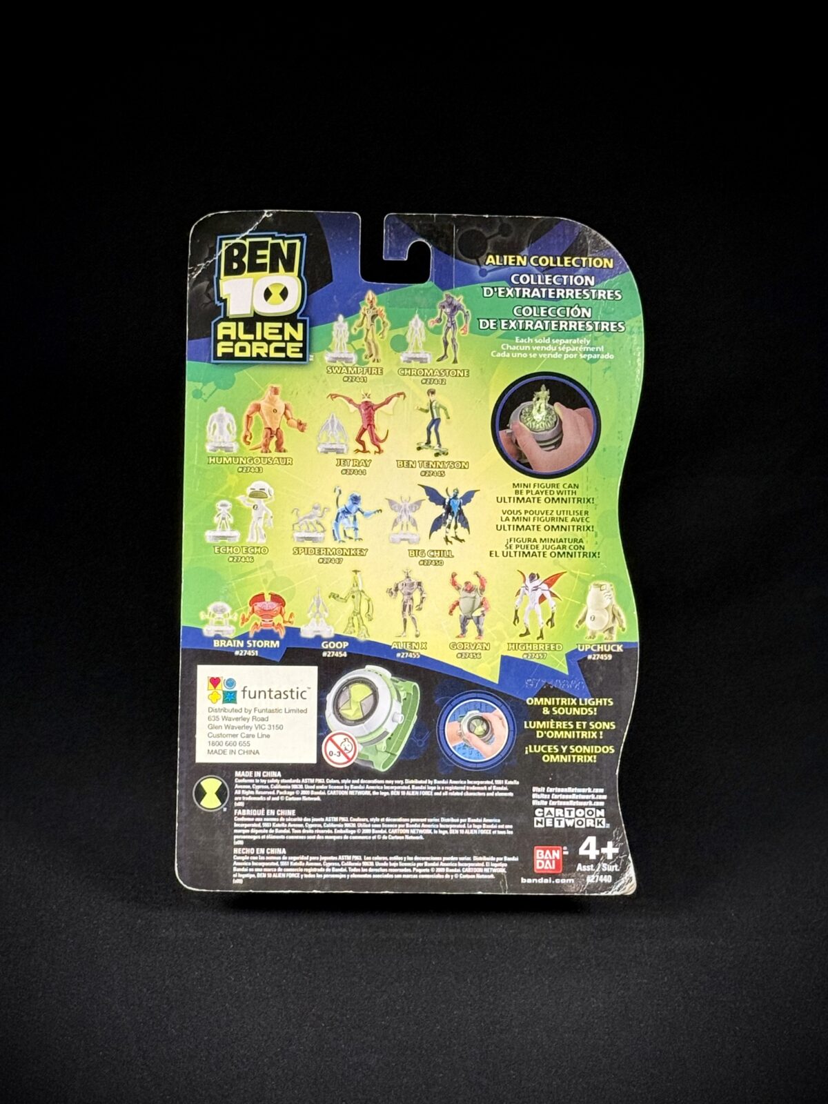 Ben 10 Alien Force Gorvan Figure (Bandai) – Alien Collection - Image 2