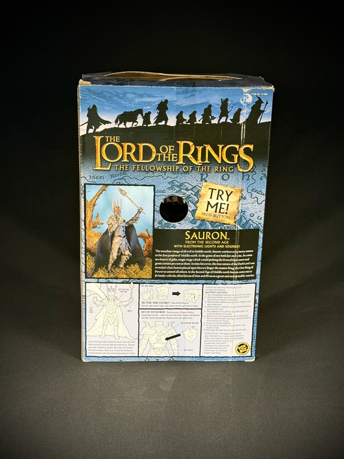 The Lord of the Rings: Electronic Sauron (Toy Biz, FOTR) - Image 2