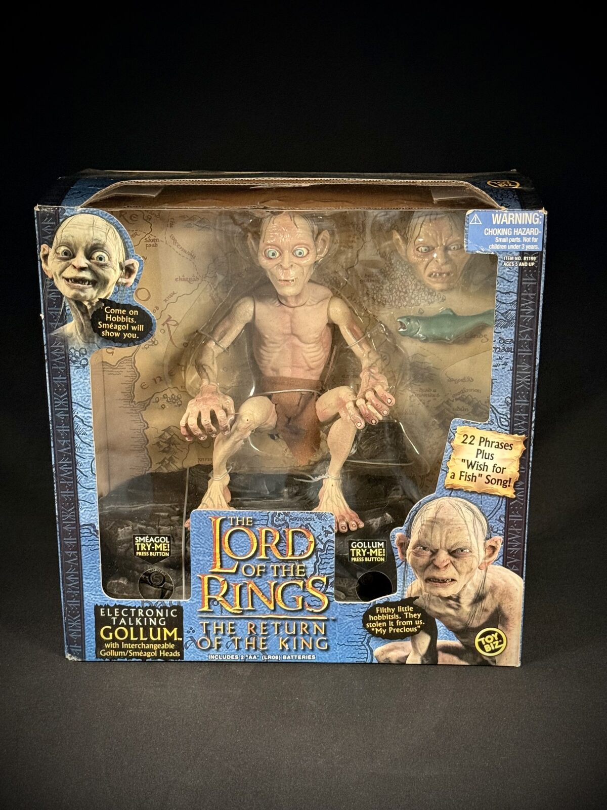 Lord of the Rings – Electronic Talking Gollum (Toy Biz, Return of the King) - Image 3