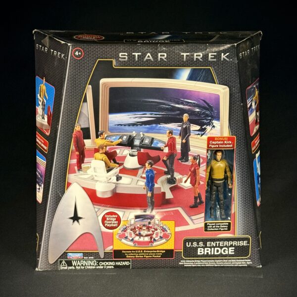 Star Trek U.S.S. Enterprise Bridge Playset with Captain Kirk Figure (Playmates)
