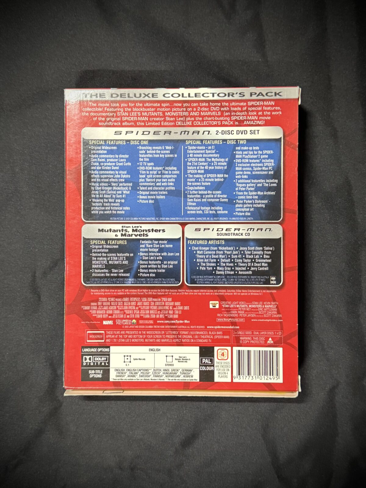 Spider-Man Limited Edition Red Web DVD Set - Image 2