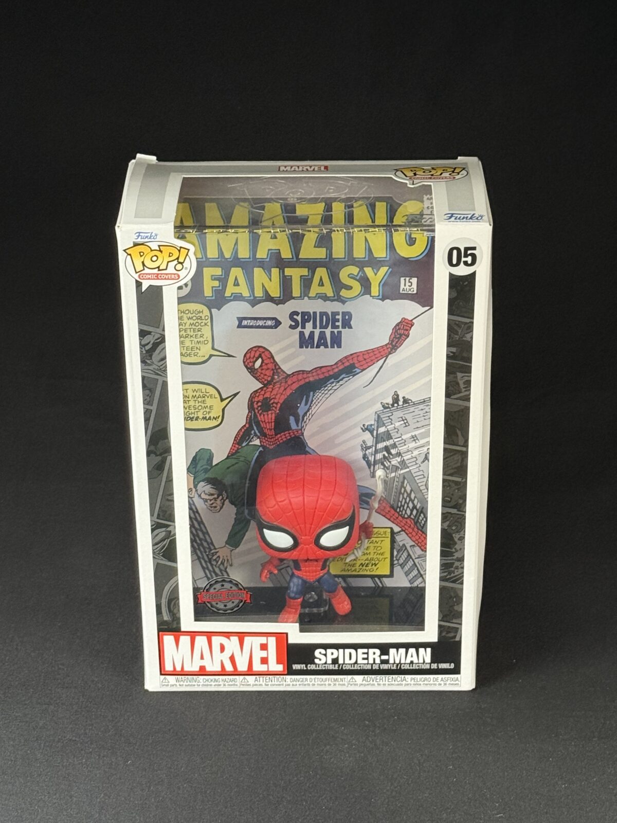 Funko Pop! Comic Cover: Spider-Man #05 – Amazing Fantasy #15