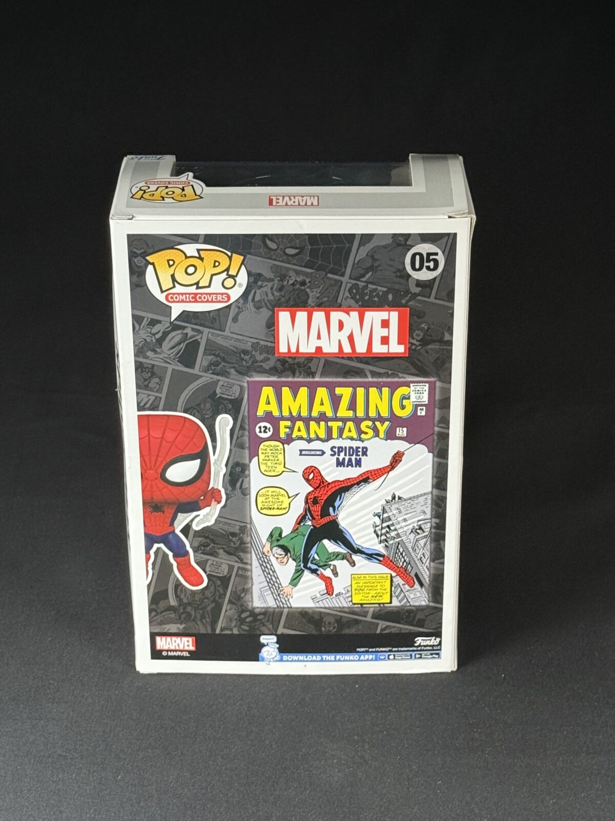 Funko Pop! Comic Cover: Spider-Man #05 – Amazing Fantasy #15 - Image 2