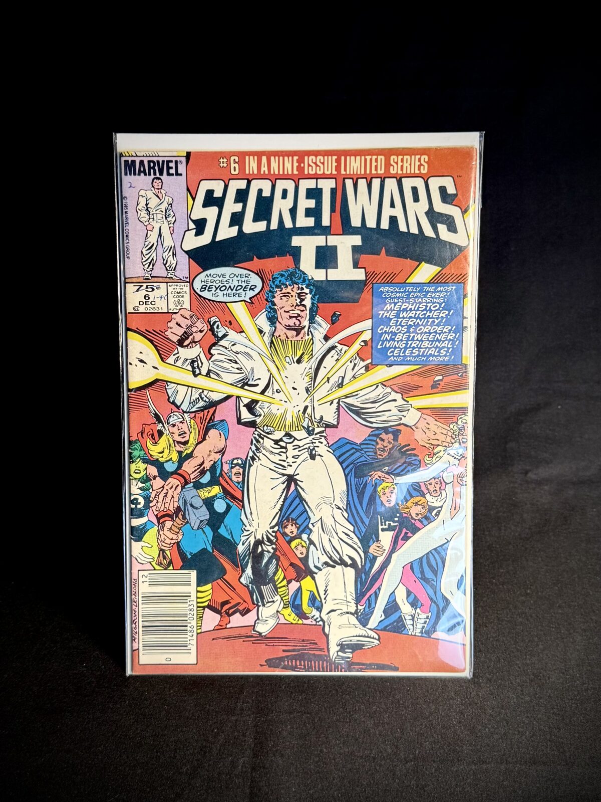 Secret Wars II No. 6 – The Beyonder Arrives! (1985)