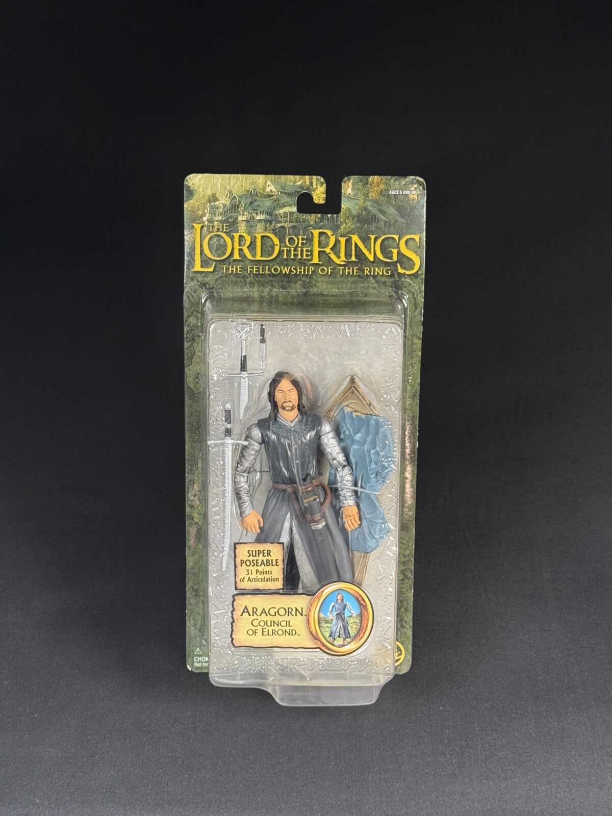 Aragorn - Council of Elrond - Super Poseable (Toy Biz 2005)