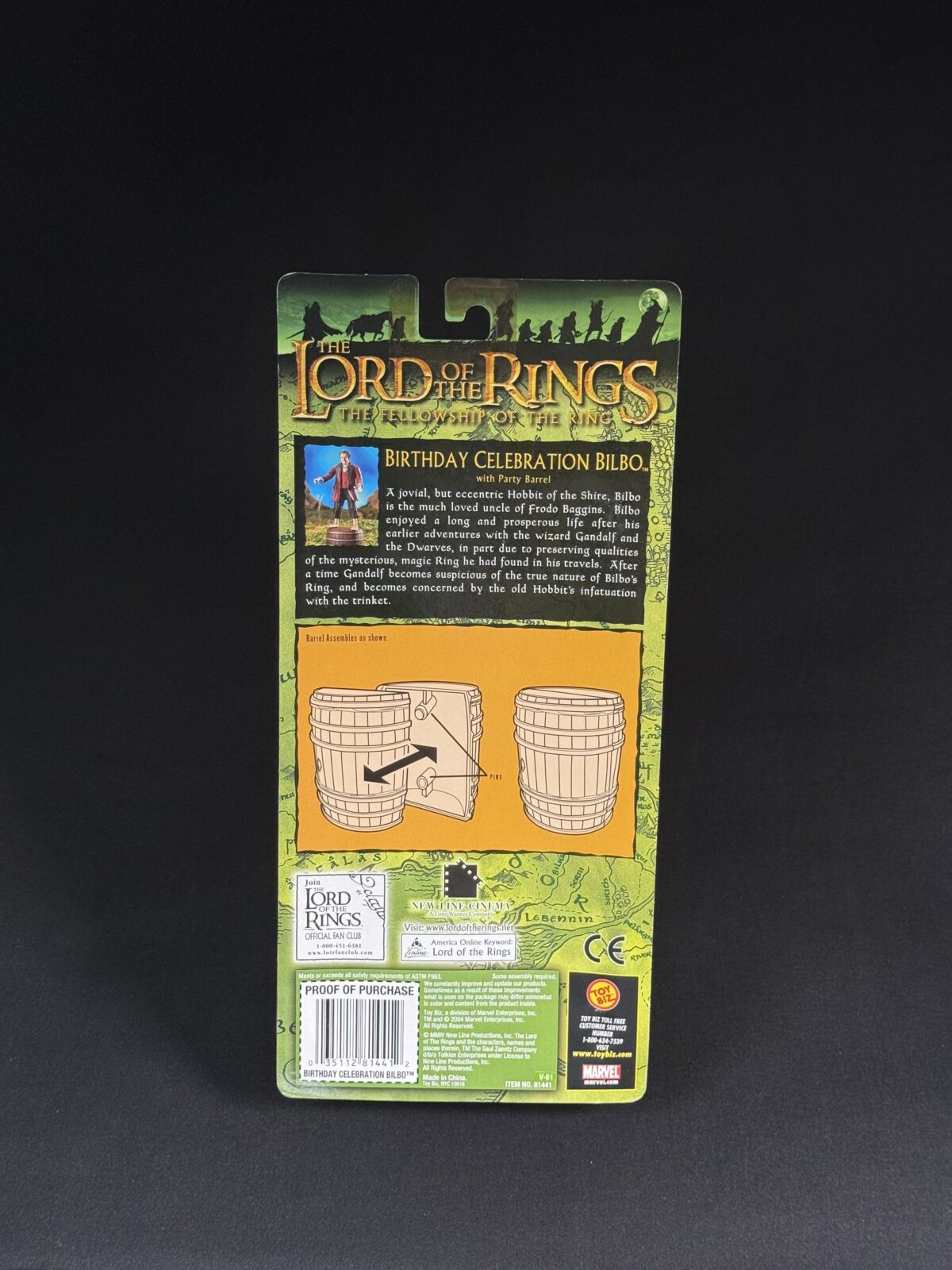 Bilbo Baggins - Lord of the Rings: Fellowship of the Ring (Toy Biz 2001) - Image 2