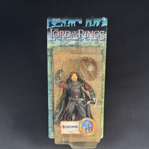 Boromir with Battle Attack Action - Lord of the Rings: Fellowship of the Ring (Toy Biz 2001)