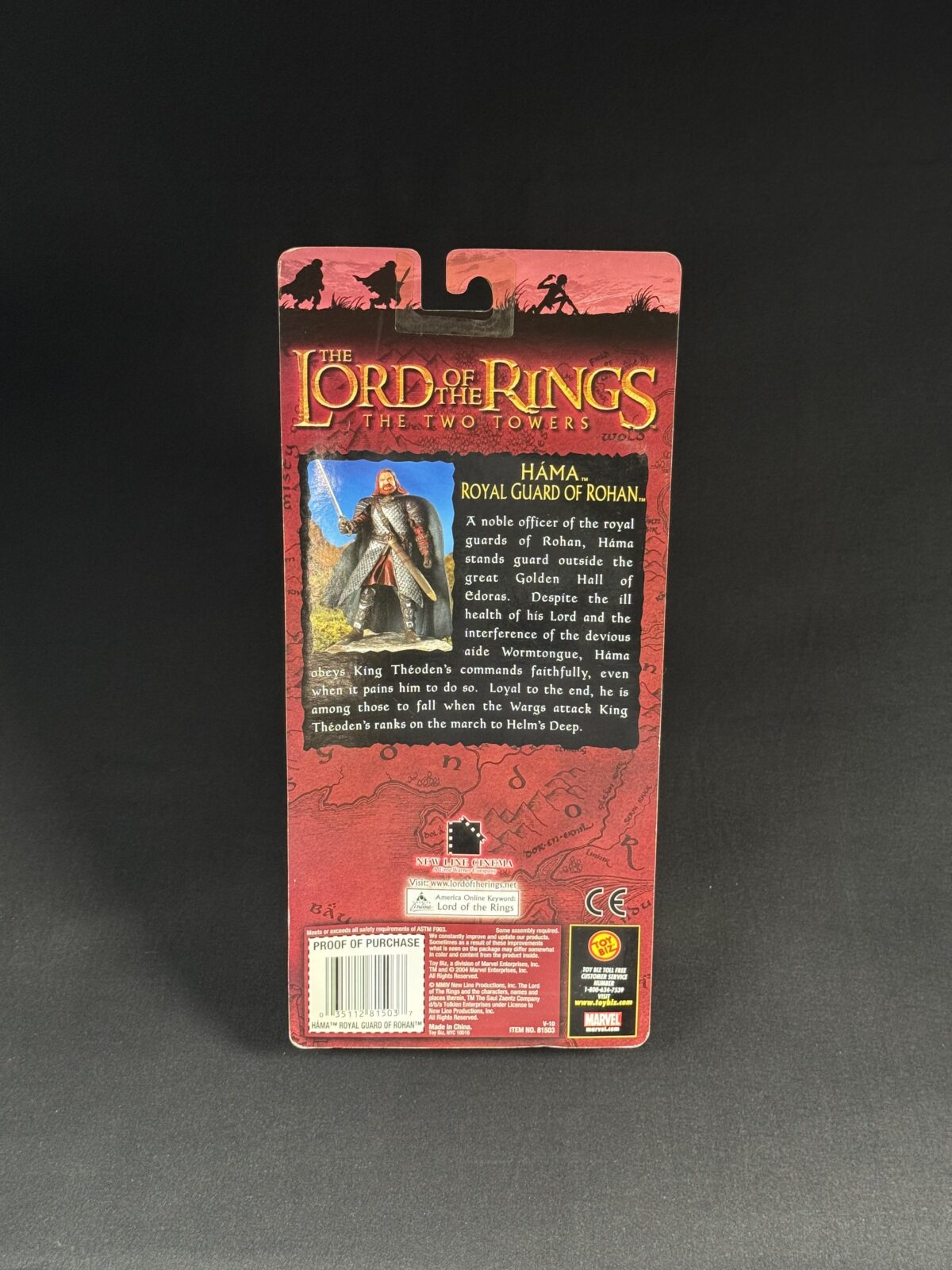 Háma - Royal Guard of Rohan - Lord of the Rings: The Two Towers (Toy Biz 2003) - Image 2