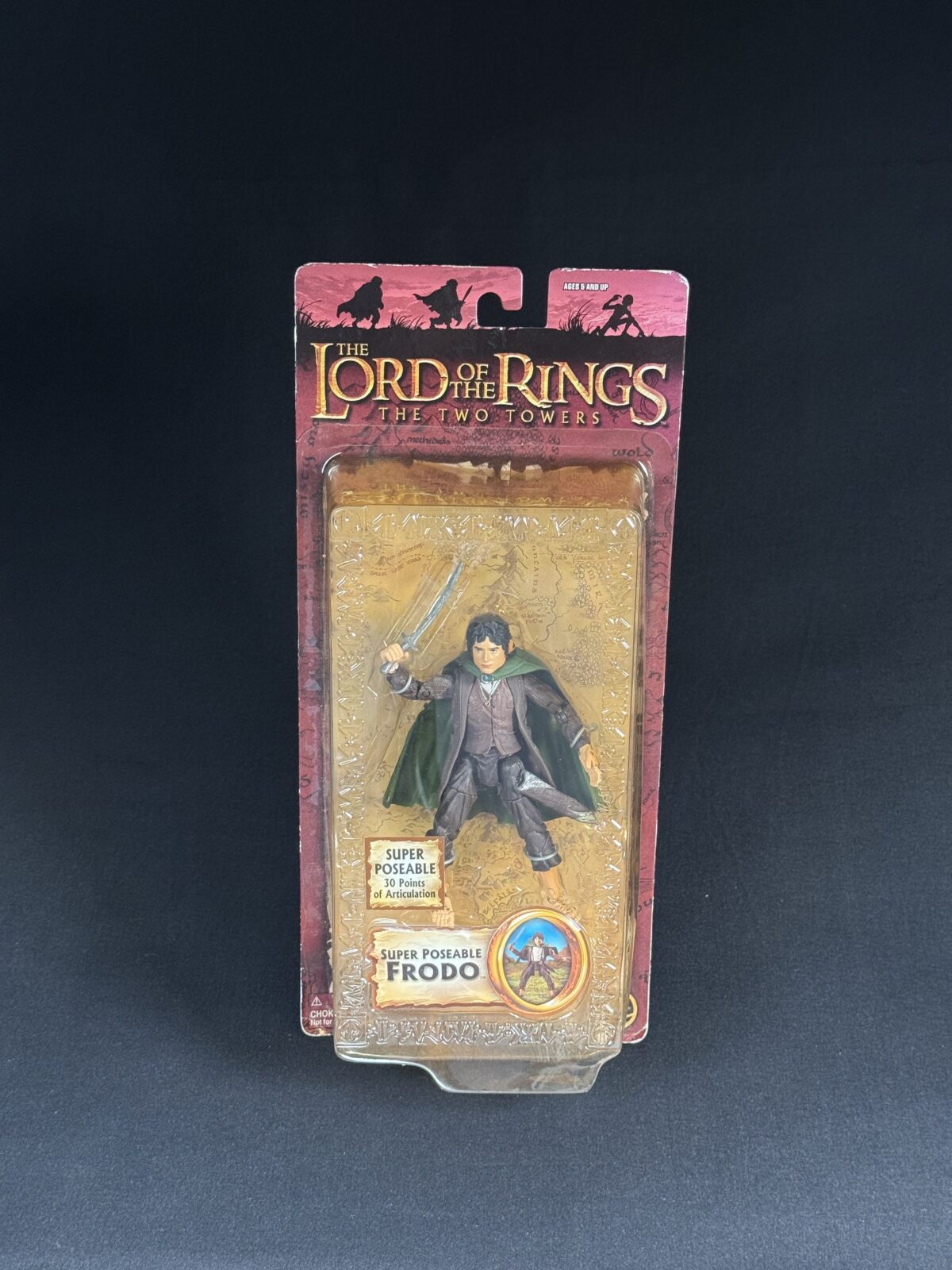 Super Poseable Frodo - Lord of the Rings: The Two Towers (Toy Biz 2002)