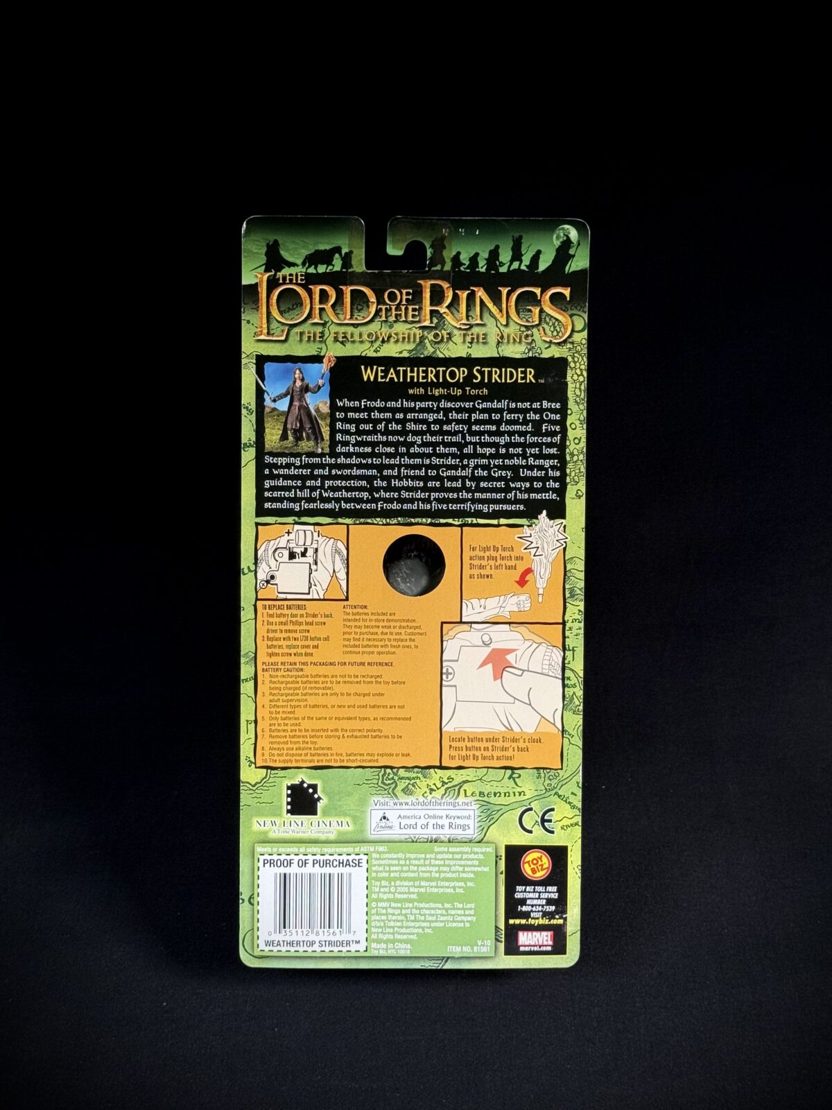 Weathertop Strider - Lord of the Rings (Toy Biz 2001) - Image 2