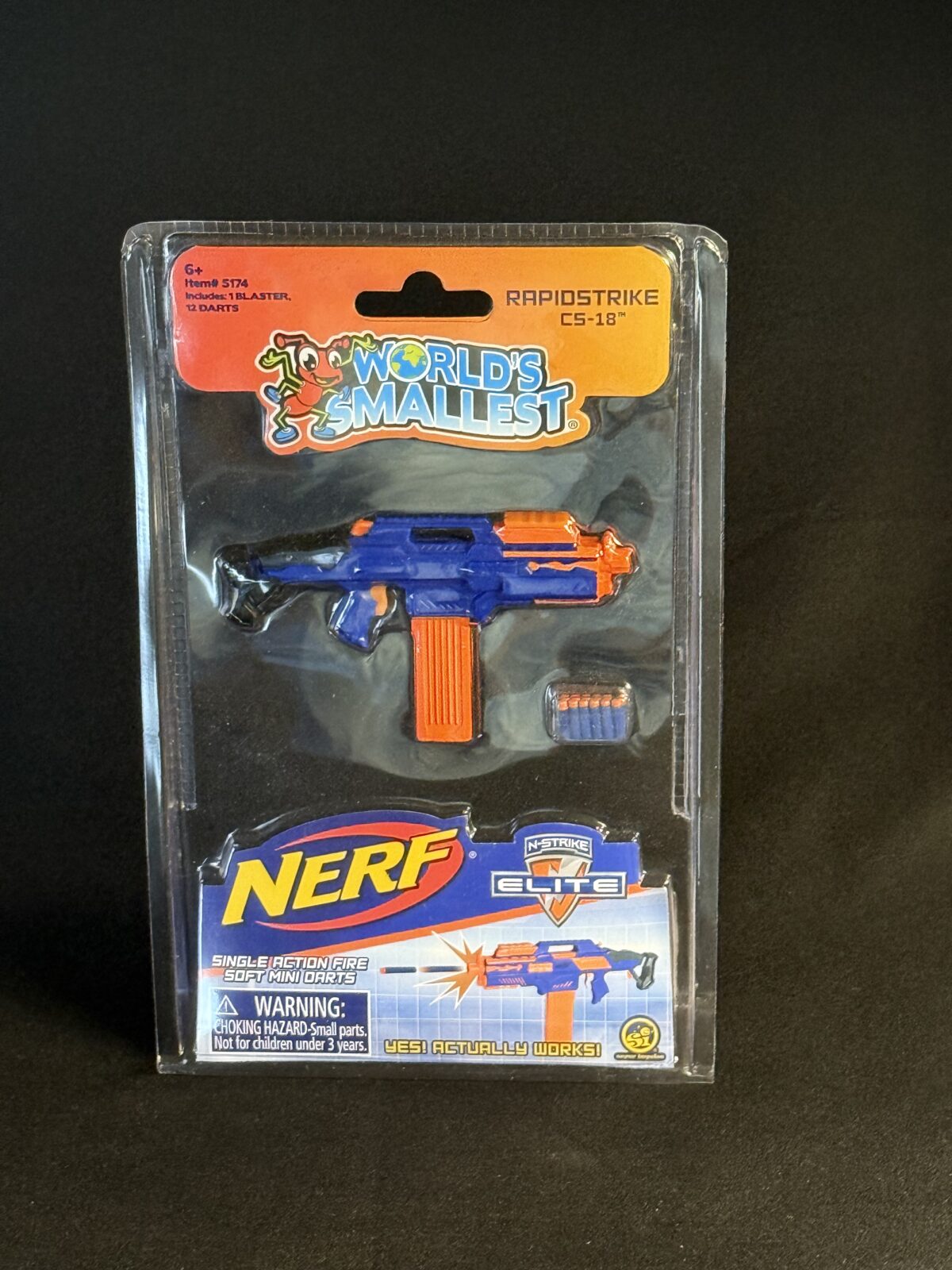 World's Smallest Nerf Rapidstrike CS-18 (Super Impulse)