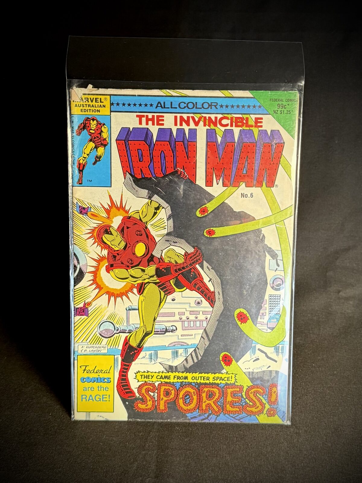 The Invincible Iron Man No. 6 – Marvel Australian Edition (Federal Comics, 1983)