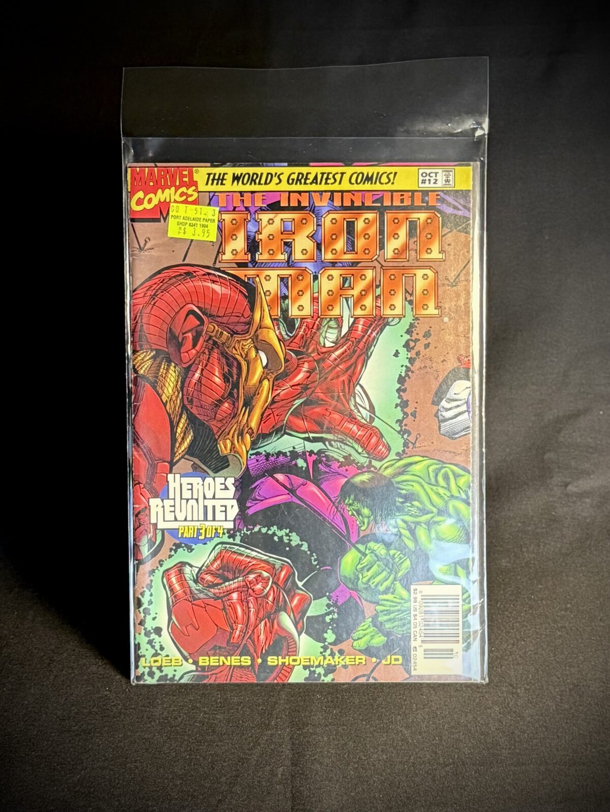 The Invincible Iron Man #12 (Marvel Comics, Heroes Reunited, Oct 1997)