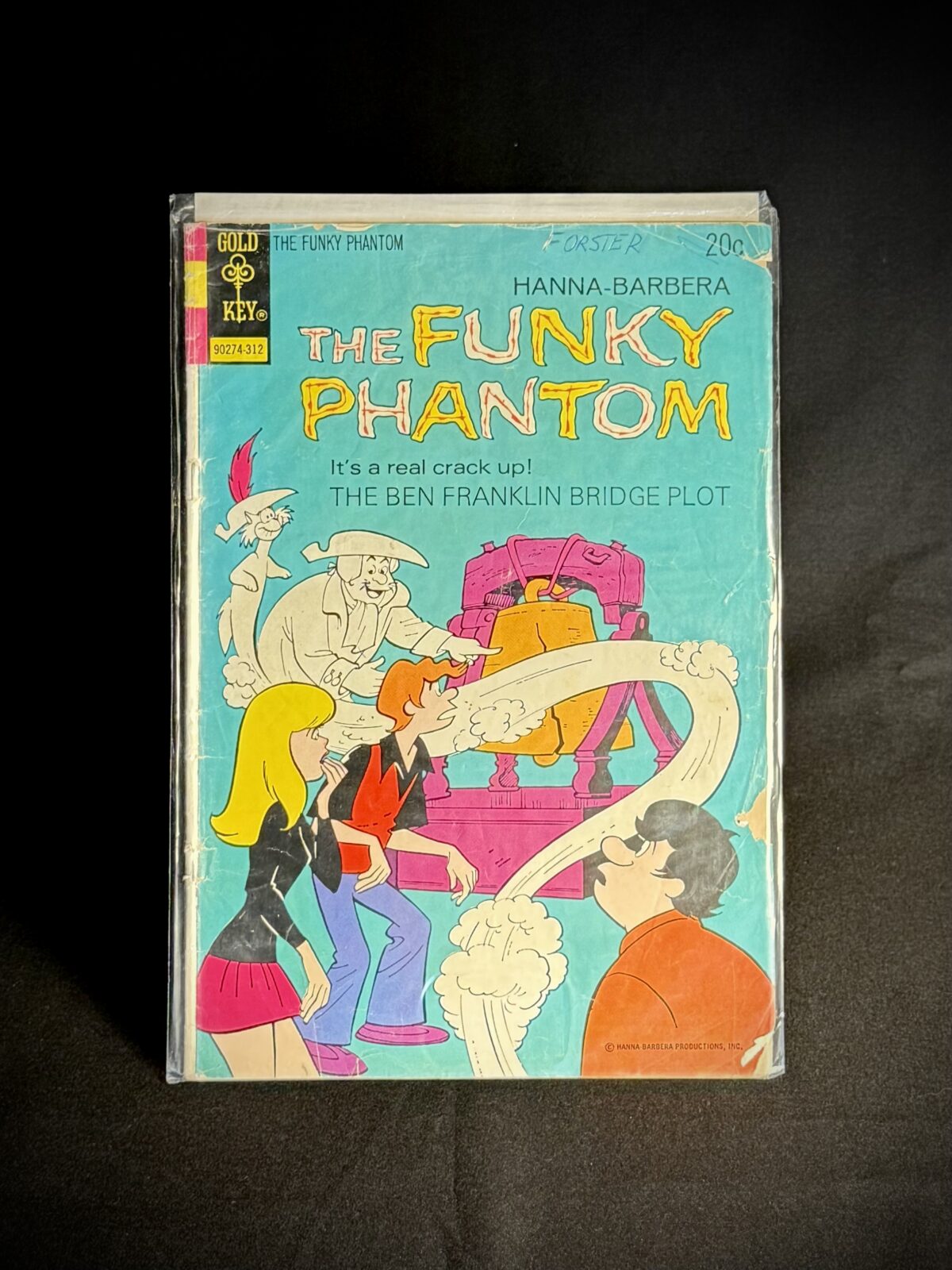 The Funky Phantom (Gold Key, Hanna-Barbera, The Ben Franklin Bridge Plot, 1972)
