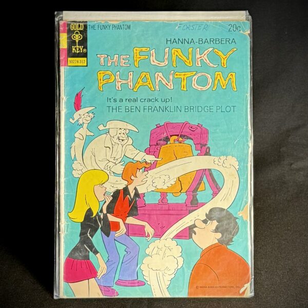 The Funky Phantom (Gold Key, Hanna-Barbera, The Ben Franklin Bridge Plot, 1972)