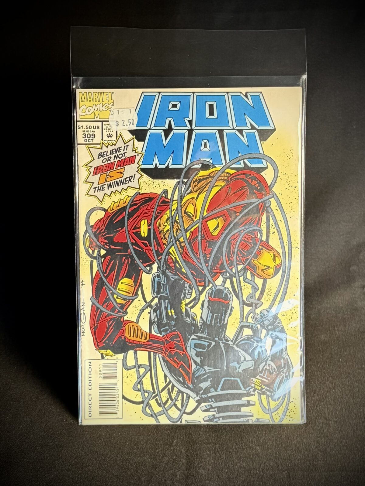 Iron Man #309 (Marvel Comics, October 1994, Direct Edition)