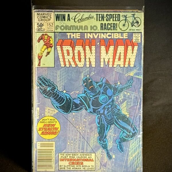 The Invincible Iron Man #152 (Marvel Comics, Nov 1981, Stealth Armor Debut)