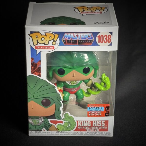 Funko Pop! King Hiss #1038 (Masters of the Universe – 2020 Fall Convention Limited Edition)