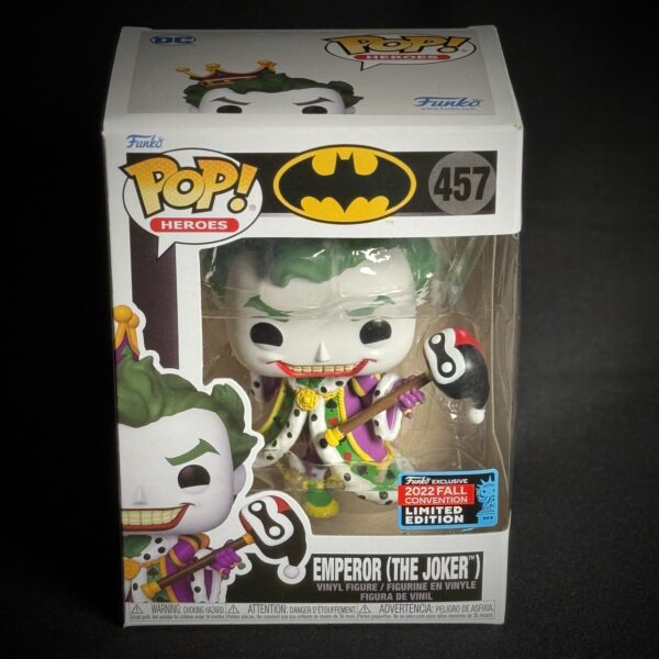 Funko Pop! Emperor (The Joker) #457 (Batman – 2022 Fall Convention Limited Edition)