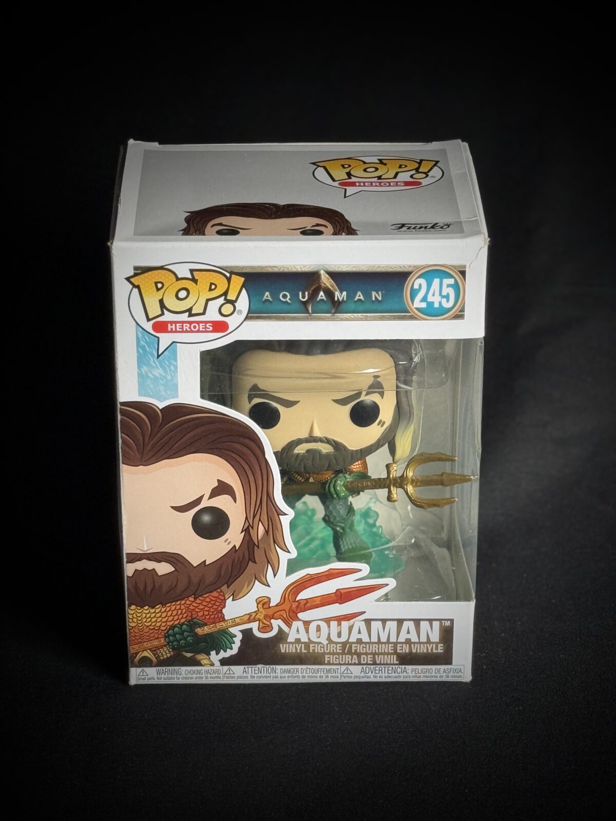 Funko Pop! Aquaman #245 (Aquaman Movie, DC Heroes)