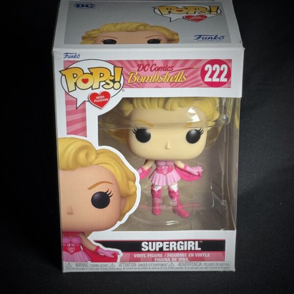 Funko Pop! Supergirl #222 (DC Comics Bombshells, With Purpose, Pink)