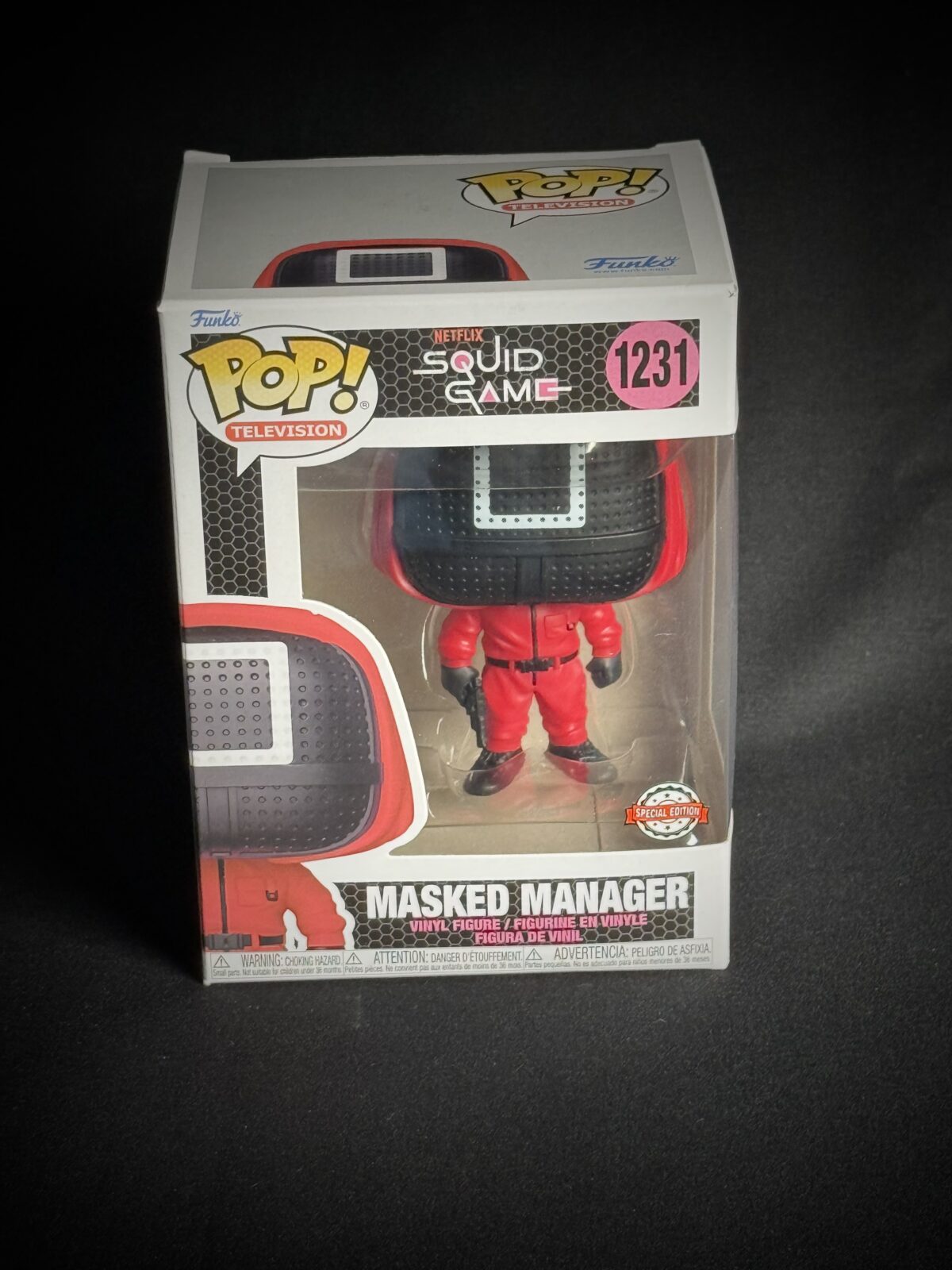 Funko Pop! Masked Manager #1231 (Squid Game, Special Edition)