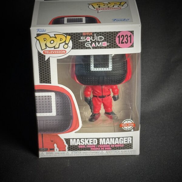 Funko Pop! Masked Manager #1231 (Squid Game, Special Edition)
