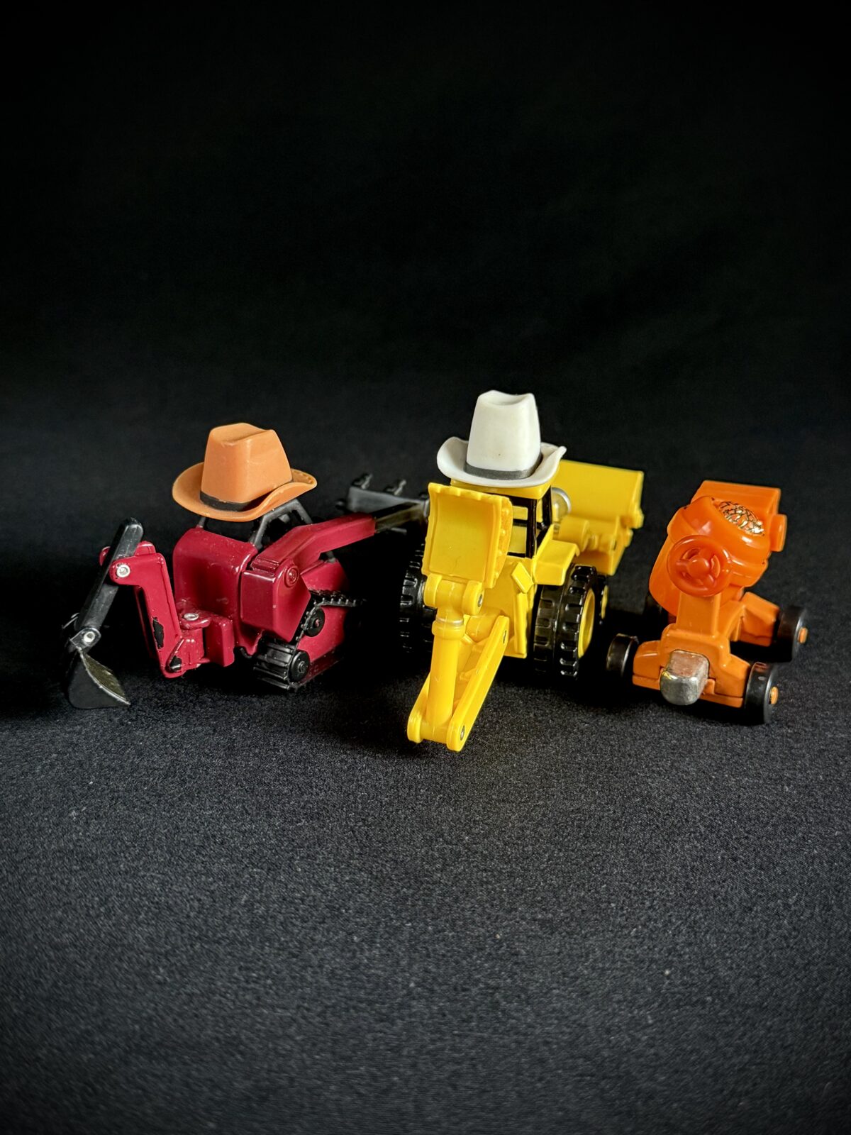 Bob the Builder Diecast Cowboy Lot (Sheriff Scoop, Cowboy Travis, Dizzy) - Rare Set of 3 - Image 2