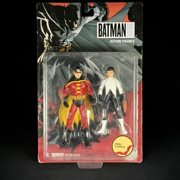 Batman and Son: Robin & Damian Action Figures 2-Pack (DC Direct, 2007)