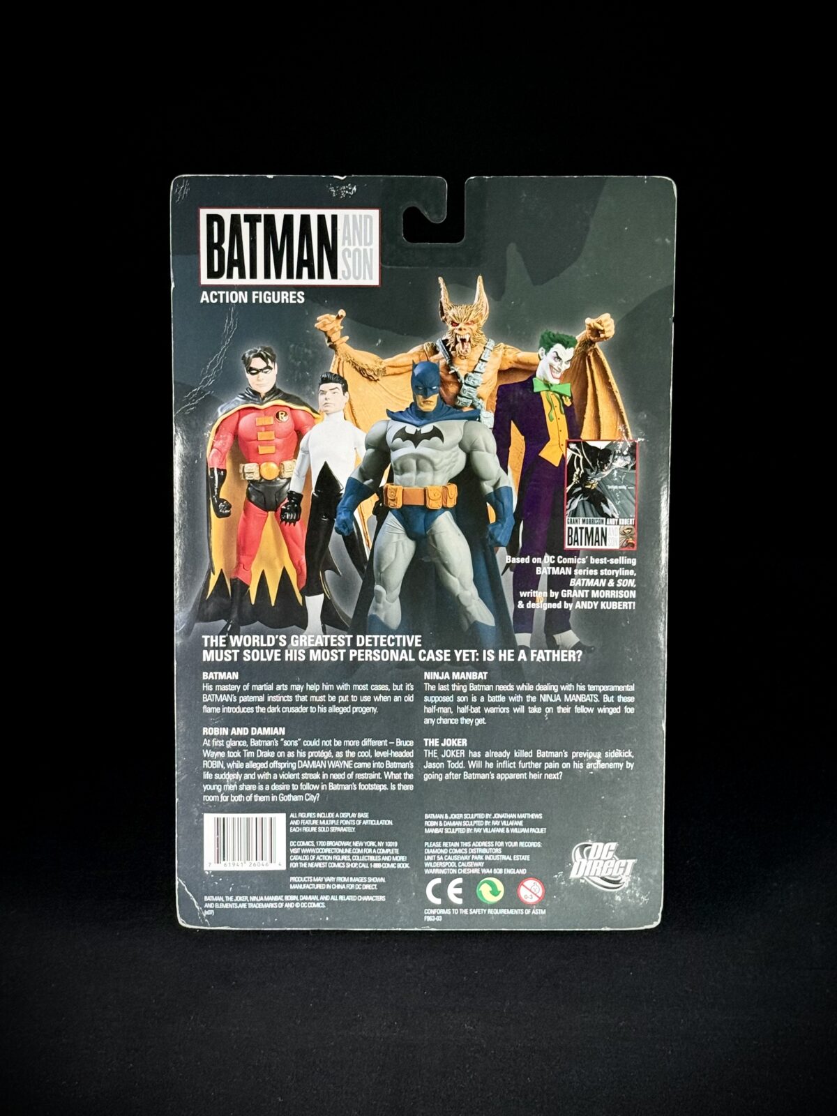 Batman and Son: Robin & Damian Action Figures 2-Pack (DC Direct, 2007) - Image 2