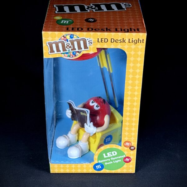 M&M’s Red Mascot LED Desk Light – Battery Operated, NIB