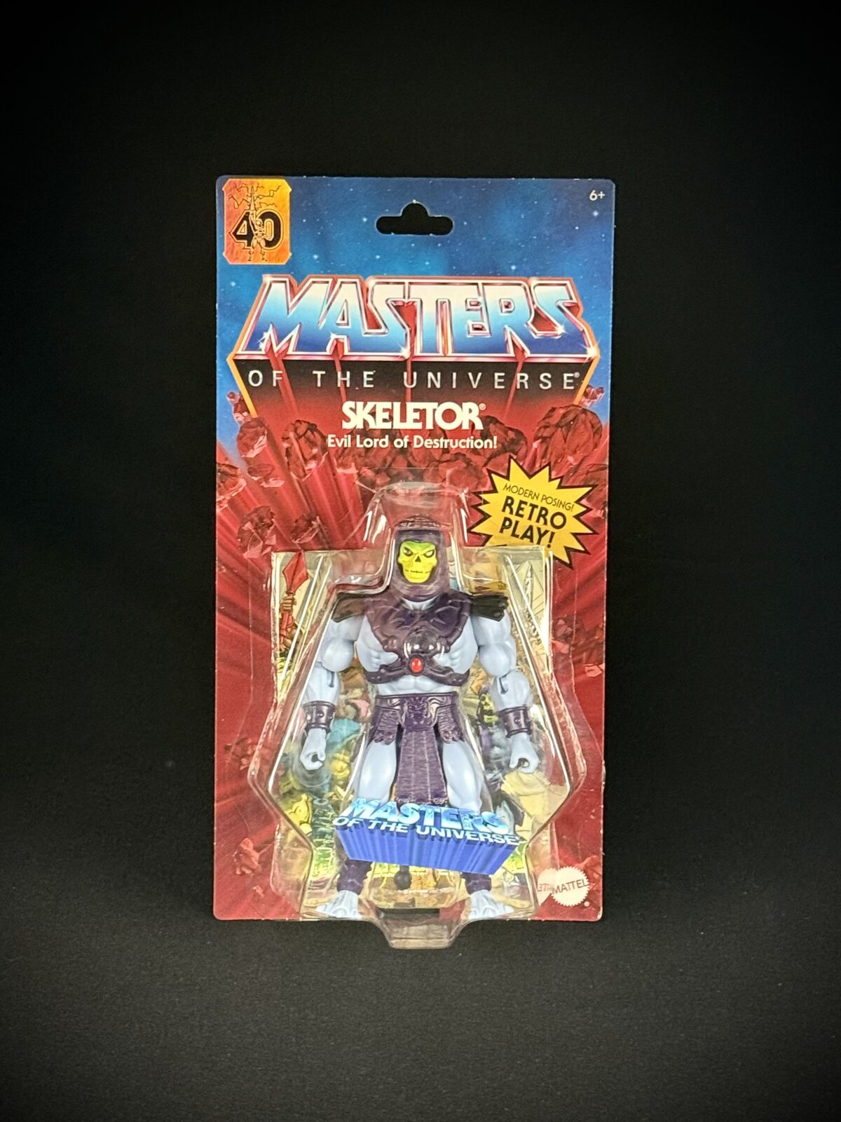 Masters of the Universe Origins Skeletor (40th Anniversary, Evil Lord of Destruction)