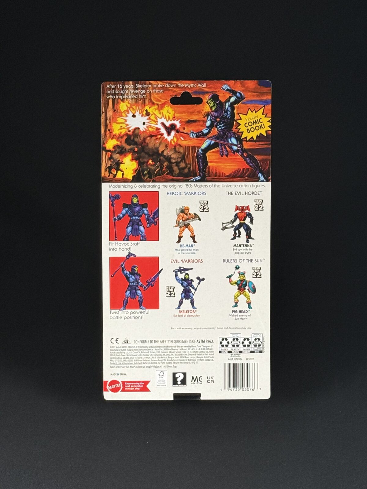 Masters of the Universe Origins Skeletor (40th Anniversary, Evil Lord of Destruction) - Image 2