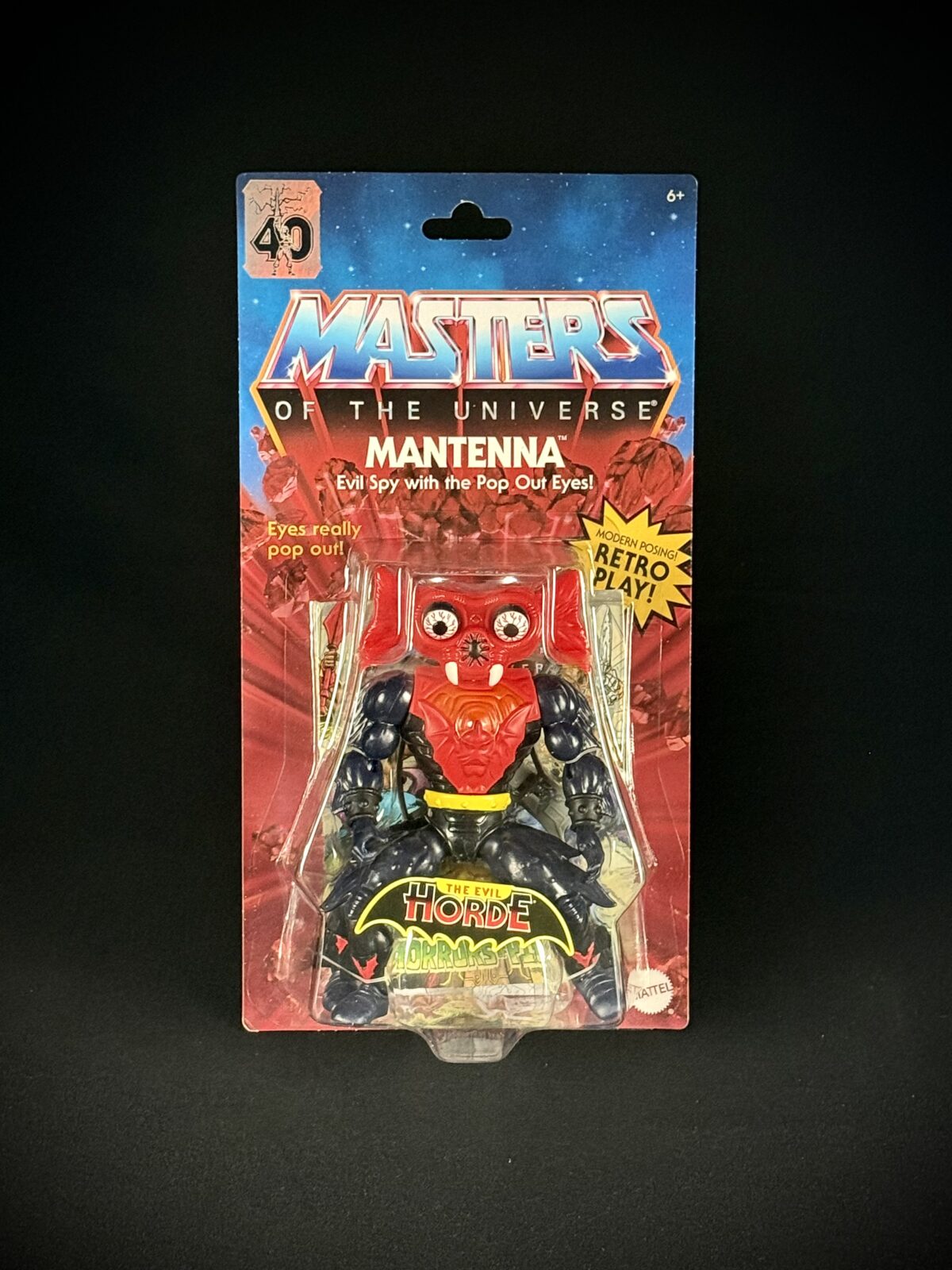 Masters of the Universe Origins Mantenna (Evil Spy with the Pop Out Eyes!)