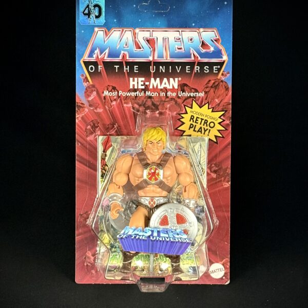Masters of the Universe Origins He-Man (40th Anniversary, Most Powerful Man in the Universe)
