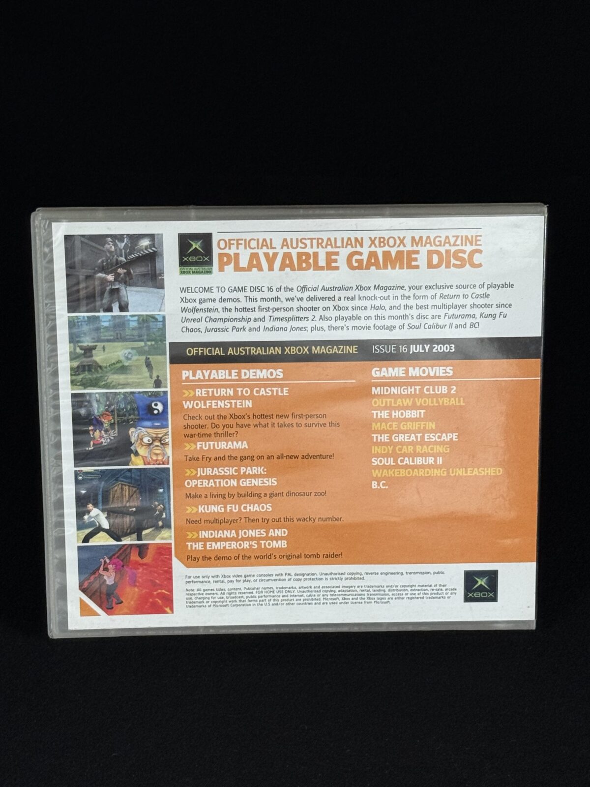 Official Australian Xbox Magazine Playable Game Disc – Issue 16 (July 2003) - Image 2