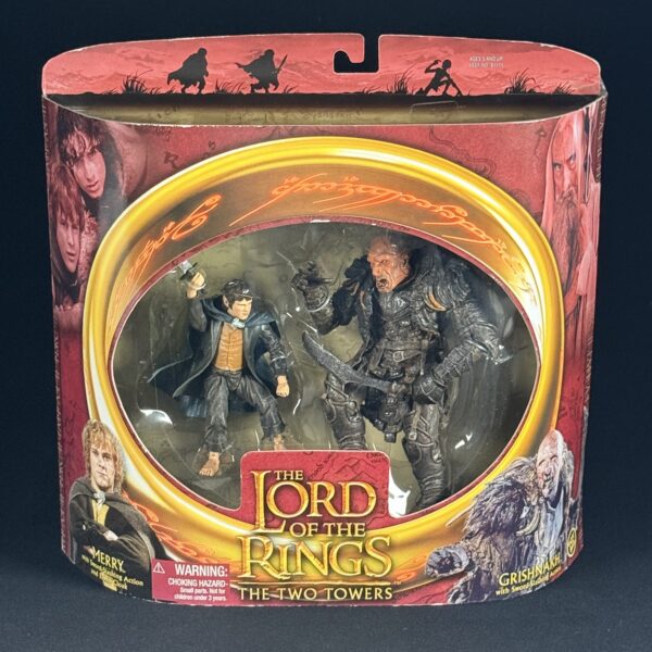Lord of the Rings: The Two Towers – Merry vs. Grishnákh Twin Pack (Toy Biz 2002)
