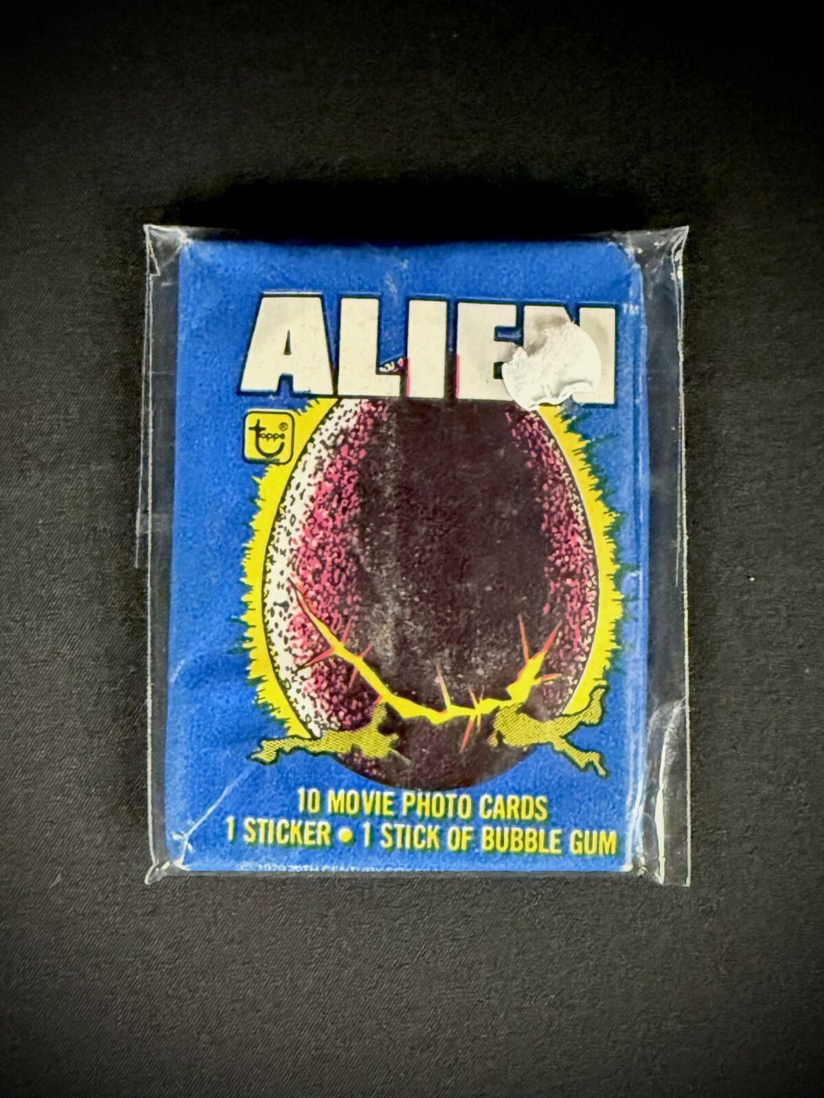 1979 Topps “Alien” Sealed Wax Pack (10 Cards + Sticker + Gum)