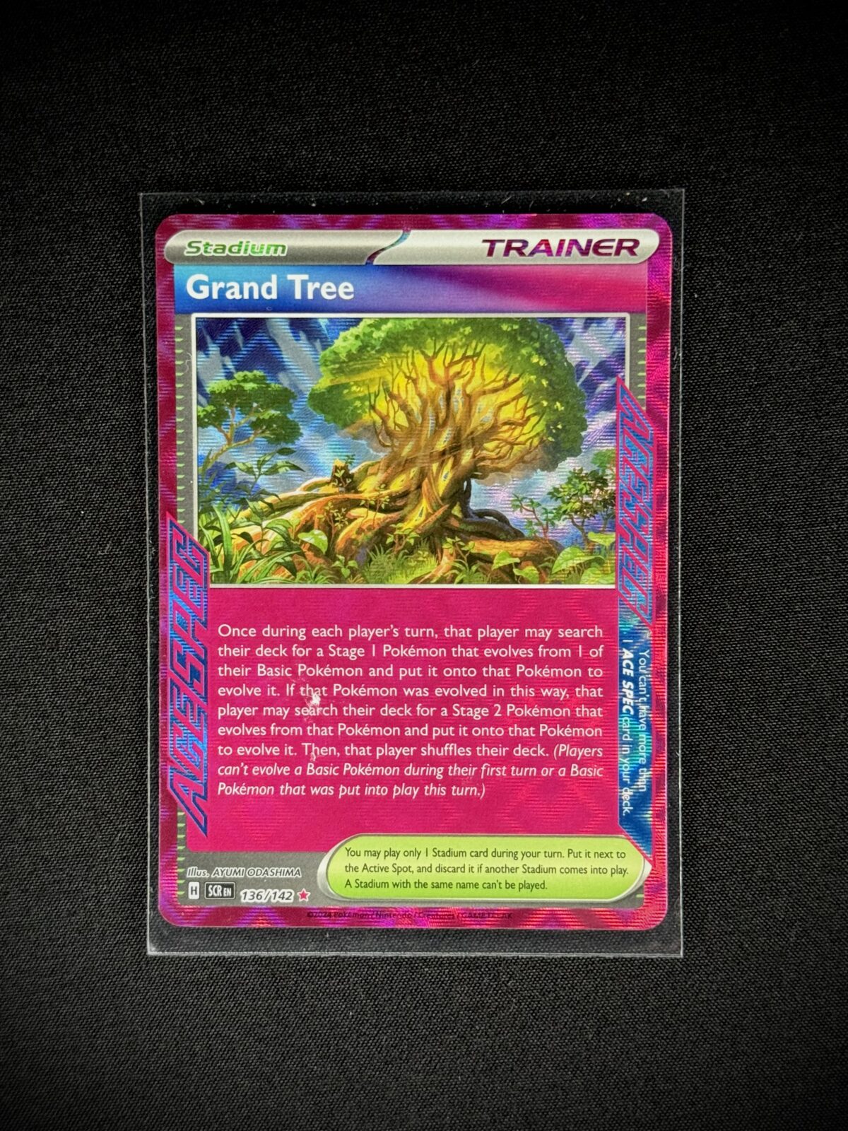 Pokémon Grand Tree ACE SPEC Trainer Card (Boundaries Crossed 139/149)