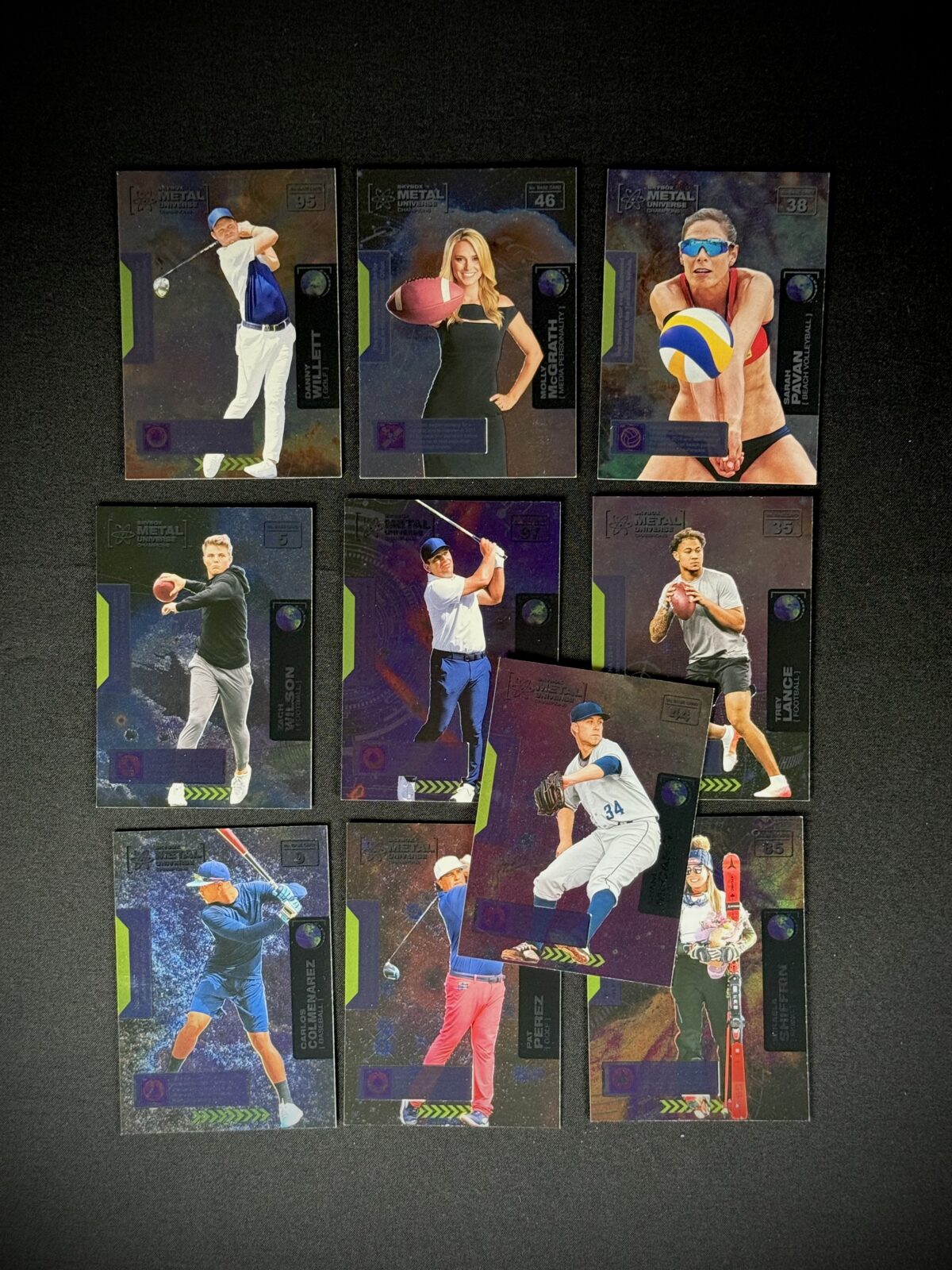 Leaf Metal Sports Heroes ( Lot of 10 Cards, Mixed Sports - 2021)