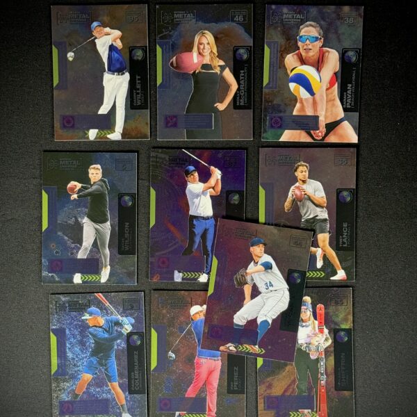 Leaf Metal Sports Heroes ( Lot of 10 Cards, Mixed Sports - 2021)