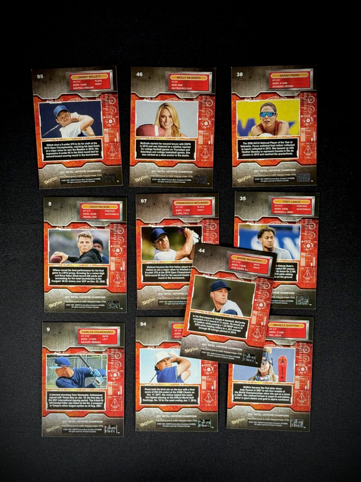 Leaf Metal Sports Heroes ( Lot of 10 Cards, Mixed Sports - 2021) - Image 2